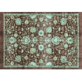 thumbnail image 1 of Ahgly Company Indoor Rectangle Oriental Light Blue Traditional Area Rugs, 8' x 12', 1 of 4