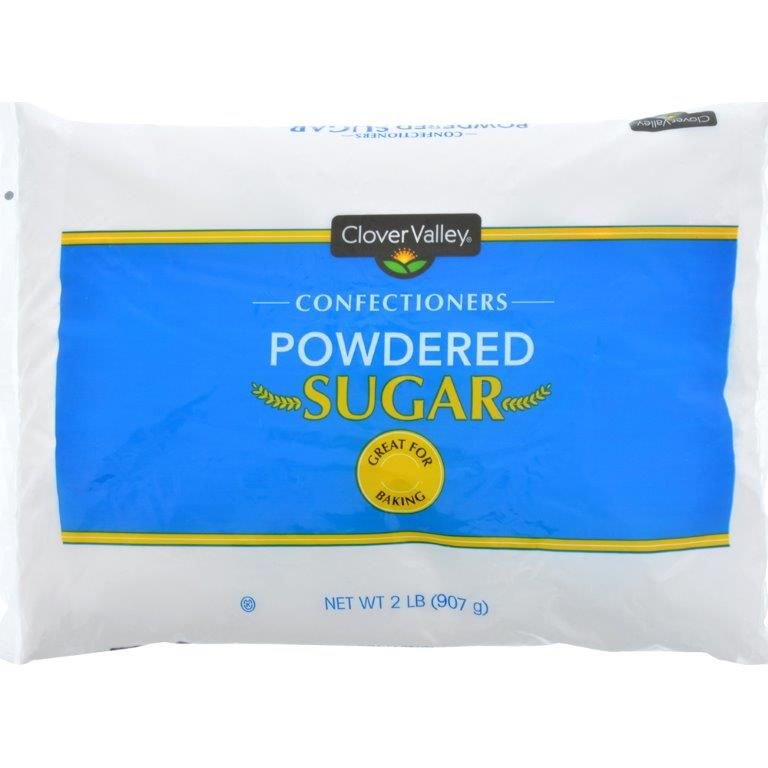 A Product of Clover Valley Powdered Sugar, 2 lb Pack of 3 Walmart