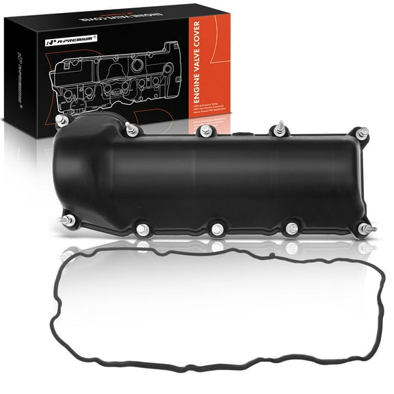 A-Premium Left Engine Valve Cover with Gasket Compatible with Dodge Ram 1500 Dakota 2004-2010 Durango 2004-2009 Nitro 2007-2011 Jeep Liberty 2002-2012 Ram 1500 2011-2012 V6 3.7L Gas