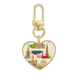 thumbnail image 1 of Llavero de metal Unbranded en forma de corazón dorado símbolo nacional Rusia, 1 of 3