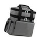 thumbnail image 2 of Bolsa de enfriador aislado Bolsa térmica portátil impermeable al agua multifuncional doble capa expandible para excursionistas para viajes de día de gris, 2 of 8