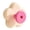 Milky White, variant on KGJQ Flower Shape Suction Cup Hook, No-Drill Plastic Cabinet Handles, Rotatable Knob Adjustable Buckle for Kitchen Bathroom