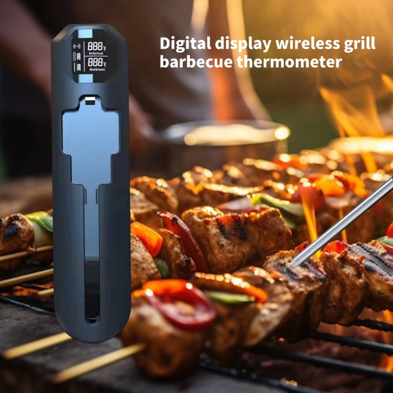 Intelligent Digital Meat Thermometers Enabled Long Ranges For Grilling Baking