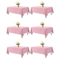 thumbnail image 1 of Mantel rectangular de tela rosa Niuara, 60 x 102 cm, paquete de 6, 1 of 7