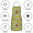 thumbnail image 6 of Sikiie Sage Green With Sunflowers Aprons for Kitchen Cooking Aprons, Chef Apron for Men Women Chef, 6 of 7