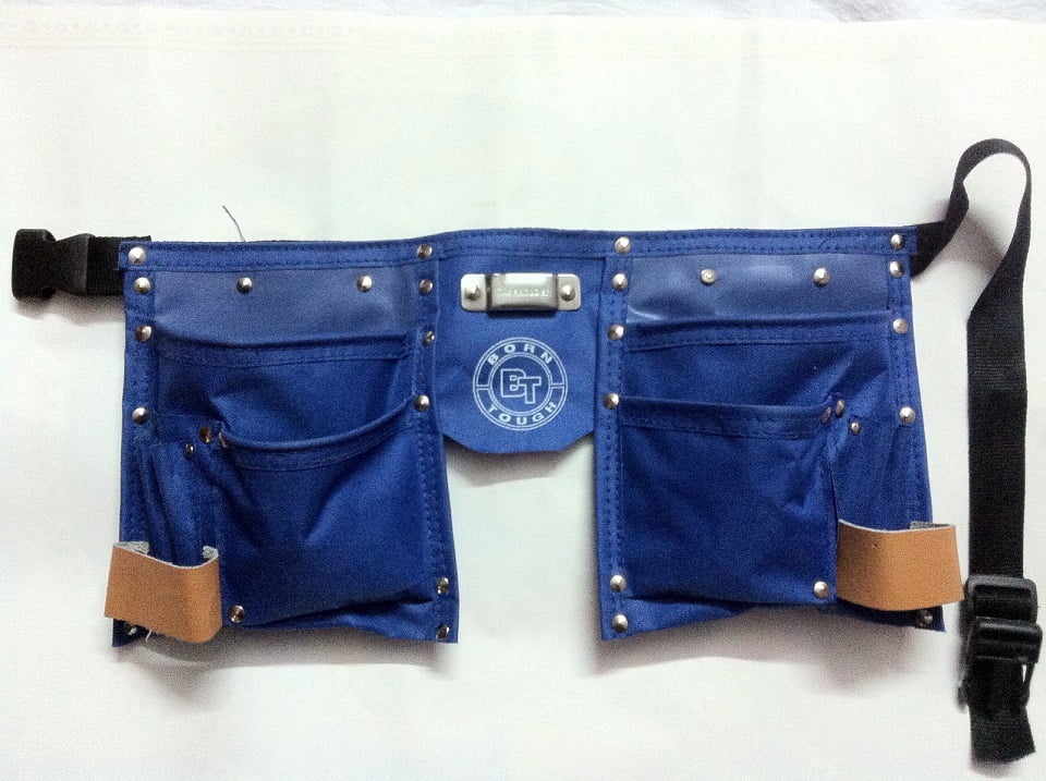 blue pouch bag