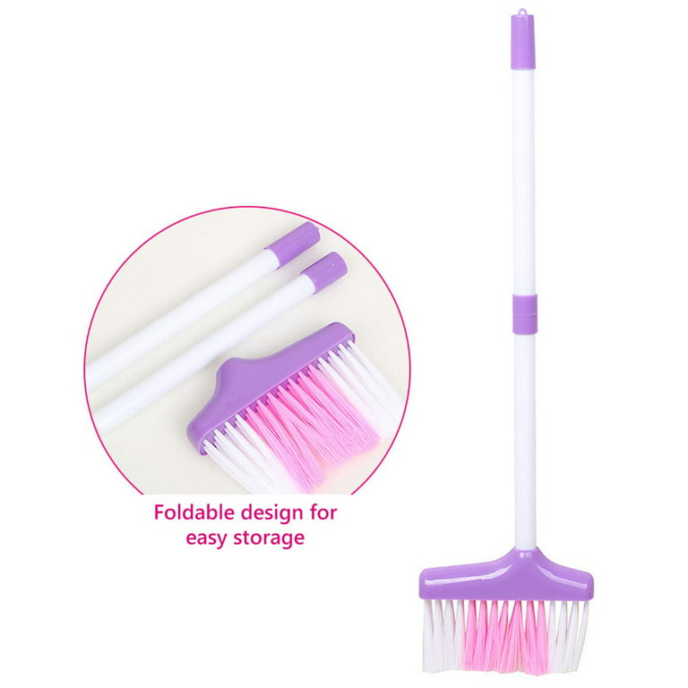 9 Pcs Pretend Play Toys Set Simulation Cleaner Ware Children House Kitchen  Floor Cleaning Tool Furniture Brush Toy Random Color