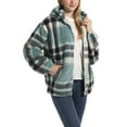 thumbnail image 6 of Arvbitana Women Winter Warm Casual Pullover Cute Hoodie Design Sweatshirt Zip Up Cardigan Loose Jacket with Pockets for Outwear Loungewear, 6 of 8