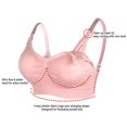 thumbnail image 2 of Sujetador de maternidad para mujeres embarazadas Ropa interior con botones abiertos para amamantar (Rosa M) Ndcxsfigh Para estrenar, 2 of 4