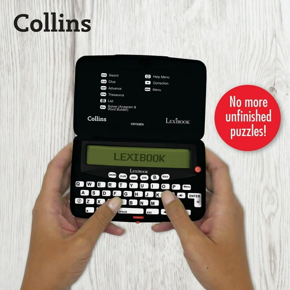 Lexibook CR753EN Solucionador de Crucigramas Electrónico de Bradford