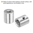 thumbnail image 4 of Unique Bargains Round Coupling Nut M10 to M6 Adapter Screw Thread Convert Sleeve Connector Rod Bar Stud Tube Nut Silver 15 Pack, 4 of 4