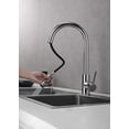thumbnail image 5 of Lexora LKFS8011CH Olivi Brass Kitchen Faucet with Pull Out Sprayer, Chrome, 5 of 7