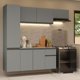 thumbnail image 1 of Cocina Integral Completa Modular Madesa Nice 220cm Gris 03, 1 of 10