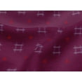 thumbnail image 4 of oneOone Viscose Jersey Fabric Check Kasuri Printed Fabric 1 Yard 60 Inch Wide, 4 of 5