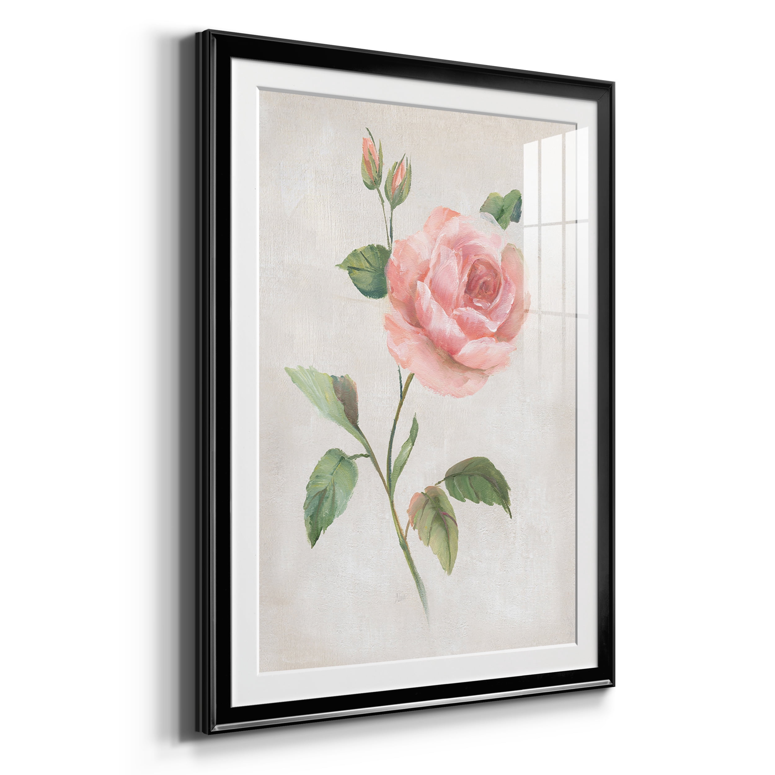 Grandiflora I Premium Framed Prints Set of 3 - Ready to Hang - 30.5 x 42.5 Each - Black Frame