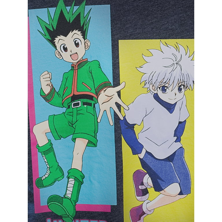 HUNTER×HUNTER Hunter x Hunter Men's Tie Dye Graphic Anime T-Shirt