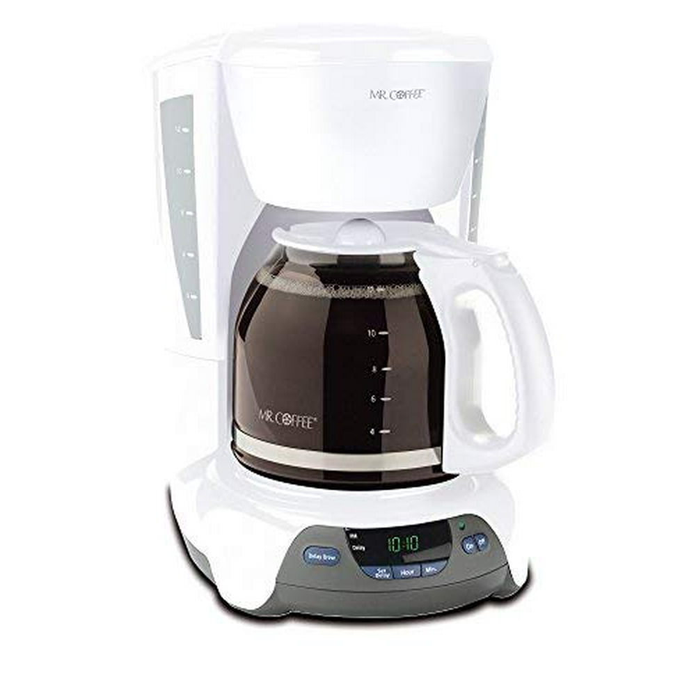 Mr. Coffee Simple Brew 12Cup Programmable Coffee Maker White