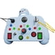 thumbnail image 1 of Vogacara Juguete LED de mano de obra exquisita para jugar y aprender con seguridad Los juguetes con interruptores de luz LED están ocupados Videojuegos portátiles azul, 1 of 6