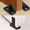 thumbnail image 5 of 2 piezas de rieles inferiores para puerta, colgador para puerta de granero, tope oscilante, Clips para riel de piso, 5 of 5