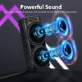 thumbnail image 3 of Heavy Bass Portable Speaker Subwoofer Dual 6.5 Inch/Dual 8.5 Inch Speaker Large Stereo Speaker Party Performance Karaoke Singing Dancing Speaker with Microphone Remote Control, 3 of 12