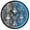 Elegant Vintage French Floral, variant on Dailycode Night Light Wall Clock Glow in The Dark 12 inch Battery Operated Silent Luminous Clocks, Fleur De Lis and Beads