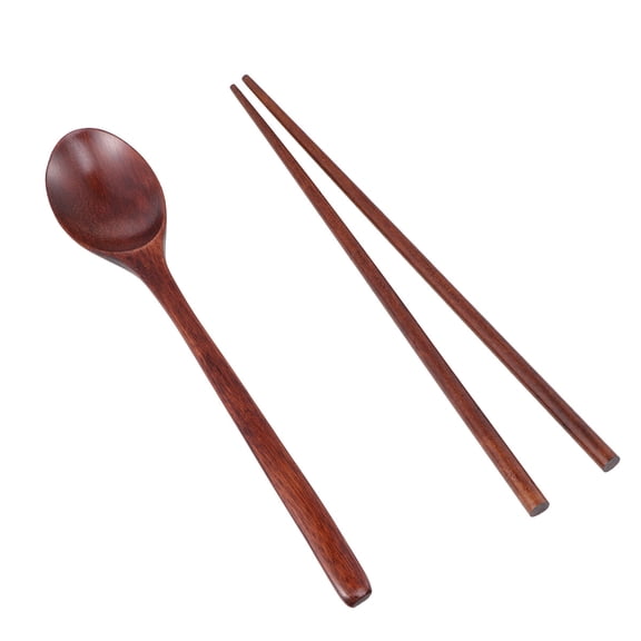 RUNROTOO 1Set Japanese Style Chopsticks and Spoons Set for Men Women