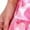 Pink Flowers, variant on Women'S Summer Casual Midi Dress Puffy Short Sleeve Square Neck Smocked Tiered Ruffle Dresses Pink Flowers L