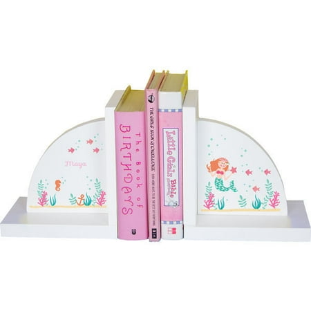 - Personalized Mermaid Princess Childrens Bookends