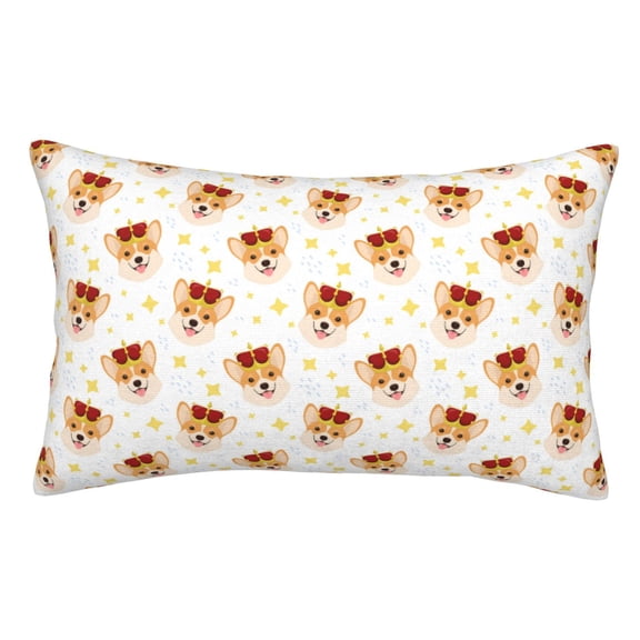 Vsdgher Funny Corgi Print Pillow Cases -Iconic Collection Pillowcases -Extra Soft, Not easy to deform,not pilling Export quality