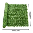 thumbnail image 5 of Valla de privacidad de hojas artificiales de enredadera verde bosque hojas 0,5 mx1 m para exteriores verde hojas de eneldo verde, 5 of 5