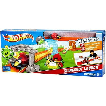 Hot Wheels Angry Birds Slingshot Launch Track Set