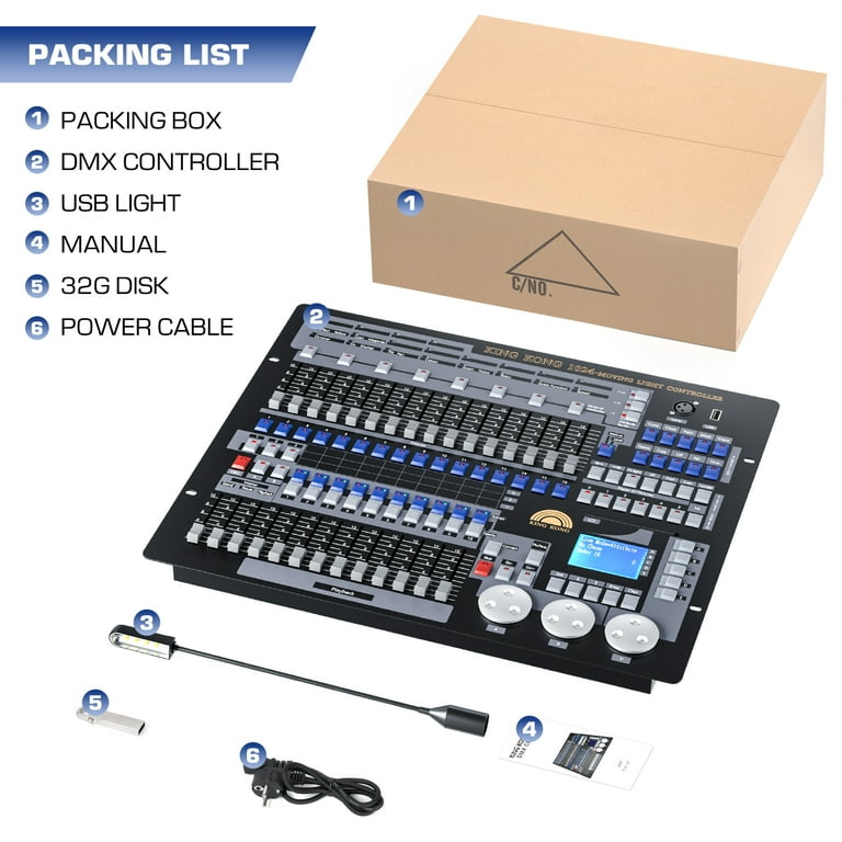 Black DJ Lighting Controller,Grand Console DMX and MIDI Black DJ Lighting Controller,Grand Console DMX and MIDI