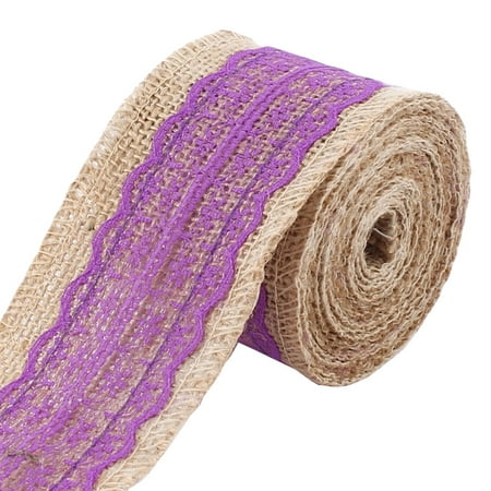 Diy Duct Tape Christmas Gifts Christmas Burlap DIY Gift Wrapping Ornament Craft Ribbon Roll Tape Purple ()