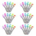 thumbnail image 1 of Home Heritage Luminations Christmas Holiday Party Lights, Twinkly App Control, 7' String of Icicle Style, 50 RGB LEDs (6 Pack), 1 of 8