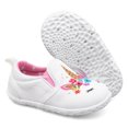 thumbnail image 2 of Barerun Baby Slippers Boy Girl Infant Cute Non-Slip First Walking Shoes White Unicorn 0-30 Months, 2 of 7