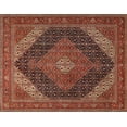 thumbnail image 1 of Ahgly Company Tapis d'Intérieur Rectangulaires Traditionnels Rouges Safran Lavables en Machine, 8' x 10', 1 of 7