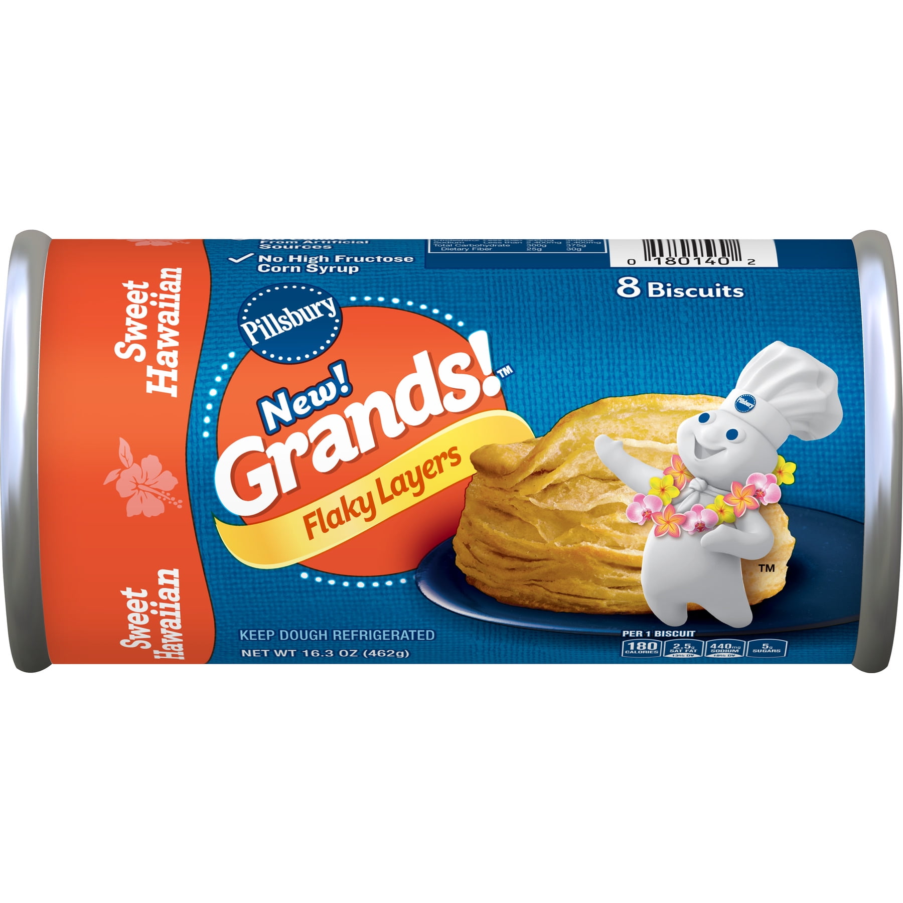 Pillsbury Sweet Hawaiian Flaky Grands! Biscuit 8 ct, 16.3 oz