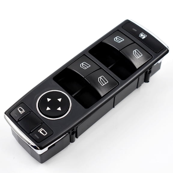 Window Switch A2049055302 Front Rear Power Windows Button Switches for Driver Side Panels, Fits for Mercedes-Benz C-230 250 280 300 350 550 E-500 63 GLK-250