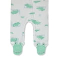 thumbnail image 2 of Koala Baby Baby Boys' Gator Footed Coveralls Color: turquoise Size: newborn, 2 of 3