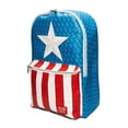 thumbnail image 4 of Captain America Cosplay Backpack with Pin Set - Entertainment Earth Exclusive, 4 of 11