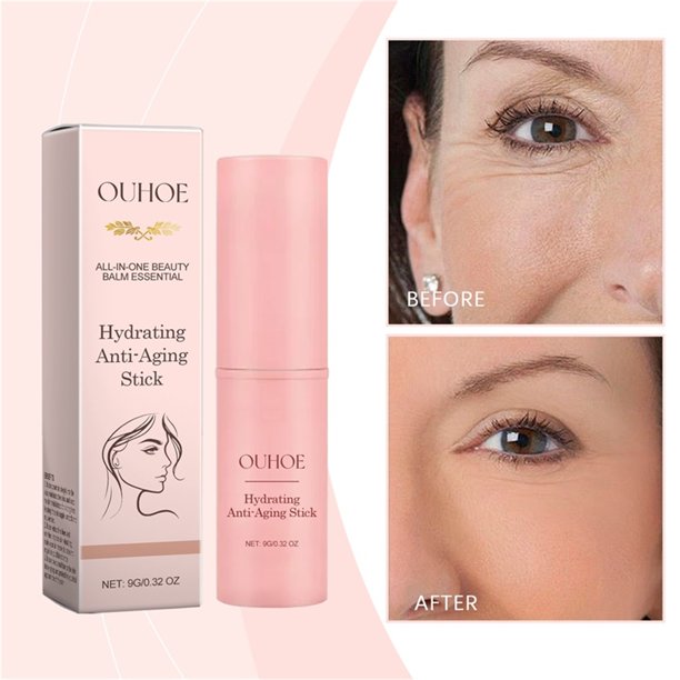 Xihbxyly oferta de hoy Bálsamo hidratante en barra multiusos Bálsamo labial hidratante Crema para ojos Crema para el cuello base maquillaje reductor de arrugas Hidratante Hidratante para cuidado del