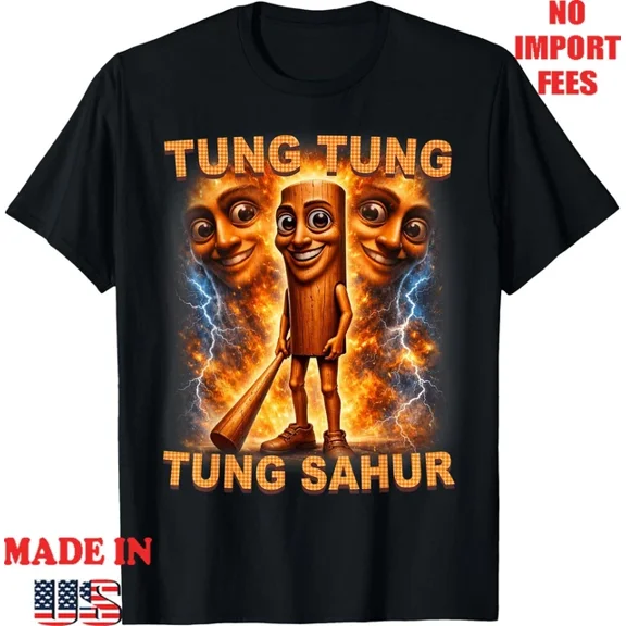 Tung Tung Tung Sahur Is Calling Funny Italian Brainrot T-Shirt