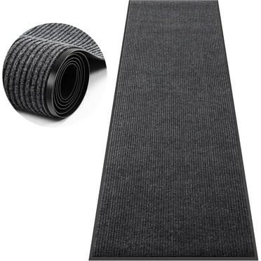 Petoto 3 x 10 ft Commercial Floor Mat, Non Slip Brush Step Entrance Mat, Utility Mat Hallway Runner Rug