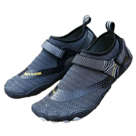 

Mens Water Shoes Women Adult Quick-Dry Aqua Sock Barefoot Pool Shoes for Beach Swim River Pool Lake Hiking Kayaking Surfing Black