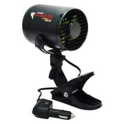 RoadPro 12 Volt Plug In Car Variable Speed Tornado Fan w/ Mounting Clip