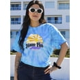 thumbnail image 2 of Have Fun Retro Slogan  Tie Dye Cyclone Women -Image by Shutterstock, Female Large, 2 of 4