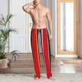 thumbnail image 2 of Naloa Mexican Serape Blanket Stripes Pajama Pants Men, PJ Bottoms, Sleep & Lounge Pants-XX-Large, 2 of 6
