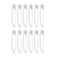 thumbnail image 1 of 10Pcs/12Pcs Large Safety Pins 2 Inch Decorative Rhinestone Brooch Women Brooch Pins For Clothes, 1 of 8