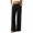 Black, variant on AherBiu Sweatpants for Women Straight Leg Button Elastic Low Rise Casual Pants Loose Fitted Trousers with Pockets(X-Large,White)