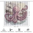 thumbnail image 2 of Watercolor Western Horse Shower Curtain set with Rugs Toilet Lid Cover and Bath Mat for Bathroom,Home Tub Curtains Sets with Rugs Natural Animals Desert Print Four-Piece, 2 of 8